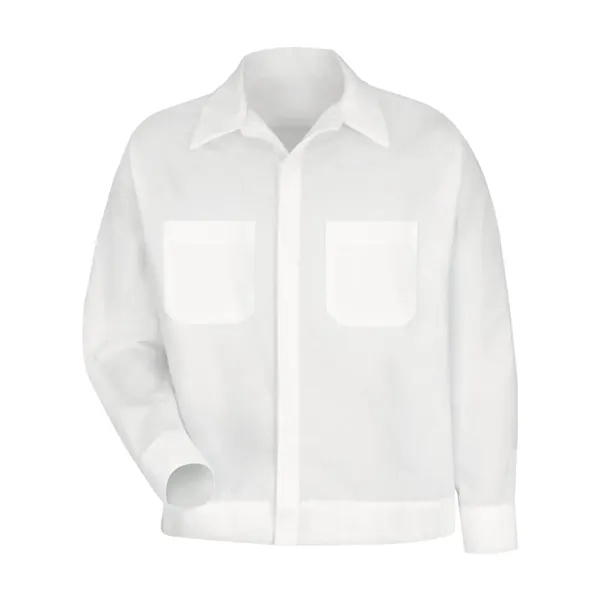 Red Kap Button-Front Shirt Jacket - Long Sizes... from ASI 84358 S&S Activewear