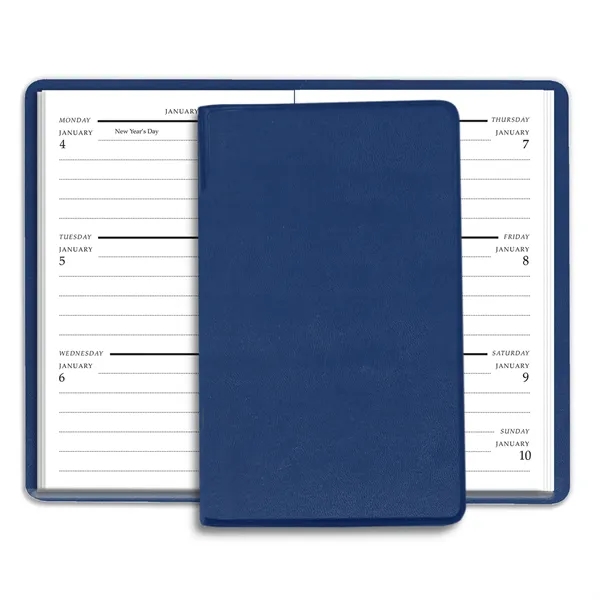 5.81"H x 3.5"W 56-week planner with one week per page with... from ASI 54040 Fey Promo / Fey Calendar Impressions