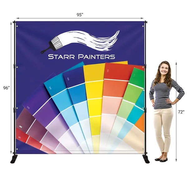 8' x 8' Backdrop Banner Kit... from ASI 80228 Quinn
