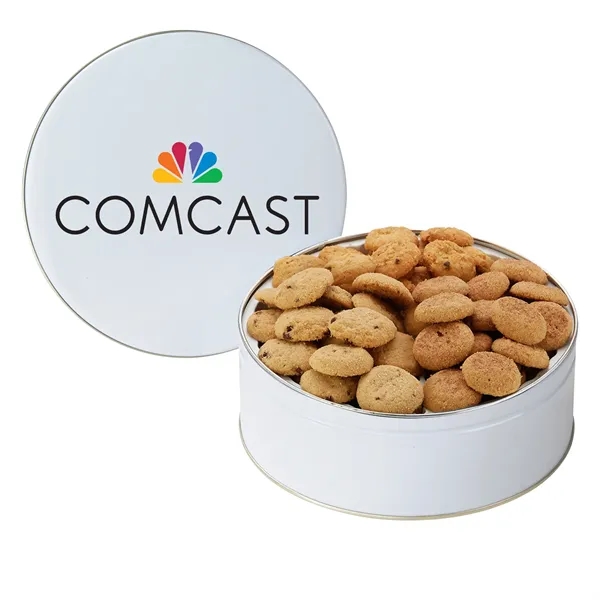 Large snack tin filled with Chocolate Chip, Oatmeal Raisin, and Snickerdoodle... from ASI 71685 Midnite Snax®