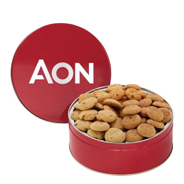 Large snack tin filled with Chocolate Chip, Oatmeal Raisin, and Snickerdoodle... from ASI 71685 Midnite Snax®