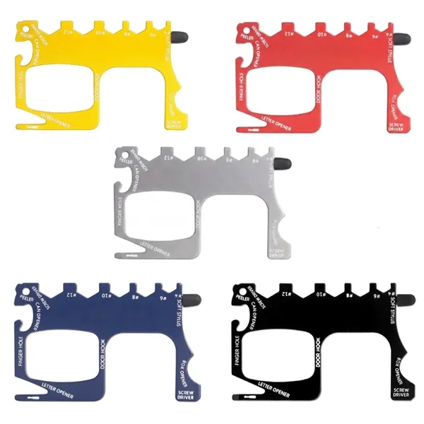 17-in-1 multi utility card tool plus 1 color pad print imprint... from ASI 37218 Athena Promo (tm)