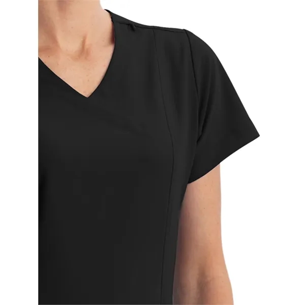 Jockey Classic Fit Mock Wrap Top... from ASI 86018 Scrub Authority / Uniform Stores