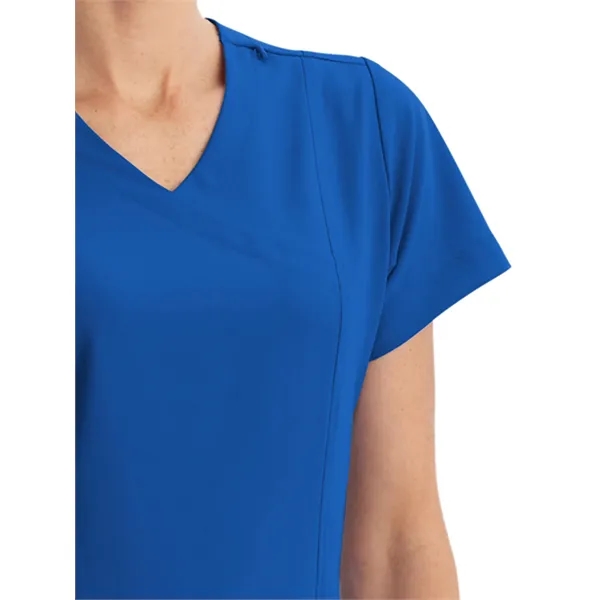 Jockey Classic Fit Mock Wrap Top... from ASI 86018 Scrub Authority / Uniform Stores