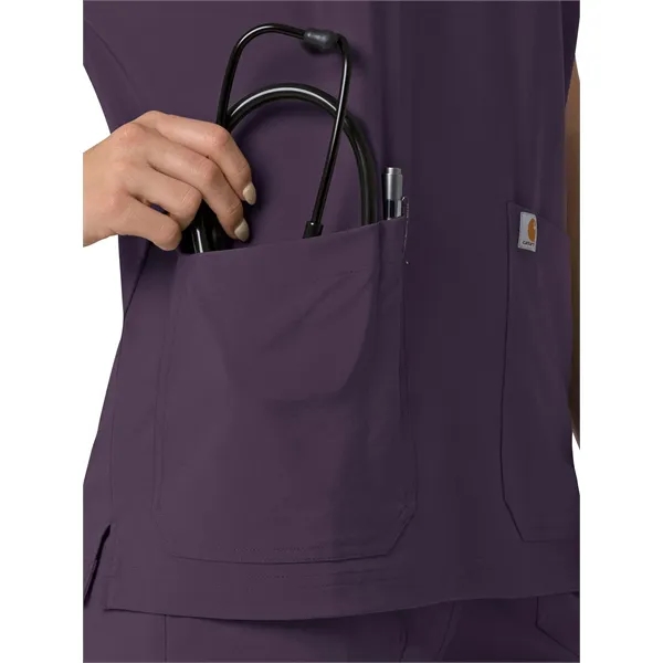 Carhartt Scrubs - Cross-Flex - Women's Four-Pocket Oversi...... from ASI 86018 Scrub Authority / Uniform Stores