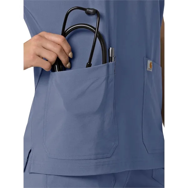 Carhartt Scrubs - Cross-Flex - Women's Four-Pocket Oversi...... from ASI 86018 Scrub Authority / Uniform Stores