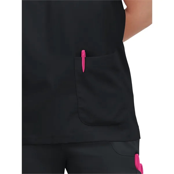 koi - Betsey Johnson - Women's 3-Pocket Striped Trim Kenn...... from ASI 86018 Scrub Authority / Uniform Stores