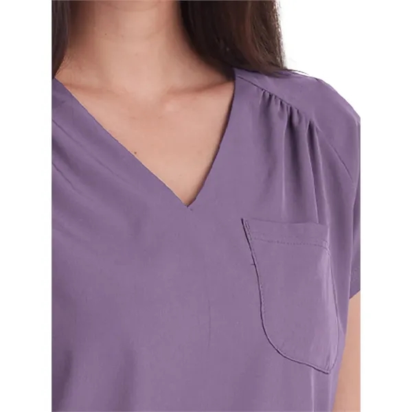 koi - Planet - Women's 1-Pocket Heart-Shaped Neckline Eco...... from ASI 86018 Scrub Authority / Uniform Stores