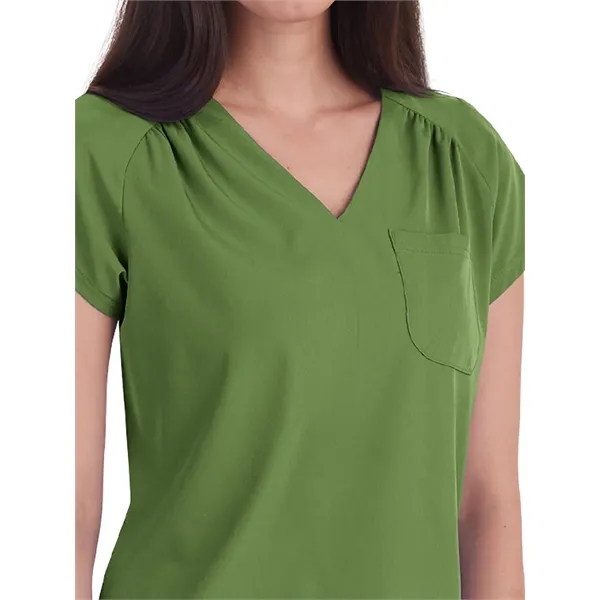koi - Planet - Women's 1-Pocket Heart-Shaped Neckline Eco...... from ASI 86018 Scrub Authority / Uniform Stores