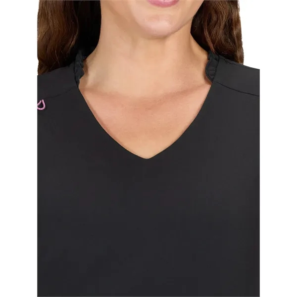 koi - Betsey Johnson - Women's 2-Pocket Ruffle Sleeve and...... from ASI 86018 Scrub Authority / Uniform Stores