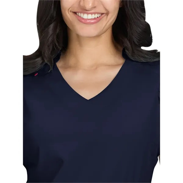 koi - Betsey Johnson - Women's 2-Pocket Ruffle Sleeve and...... from ASI 86018 Scrub Authority / Uniform Stores