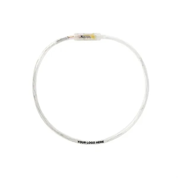 27" light-up necklace with rainbow colored LEDs.... from ASI 42016 Brighter Promotions Inc / Chemical Light™