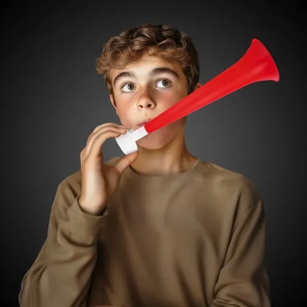 At 11 inches long, this vibrant horn is perfect for energizing... from ASI 42016 Brighter Promotions Inc