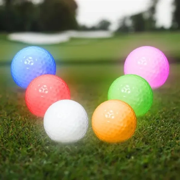 Regulation golf ball equipped with LED lights, multiple color choices and... from ASI 42016 Brighter Promotions Inc
