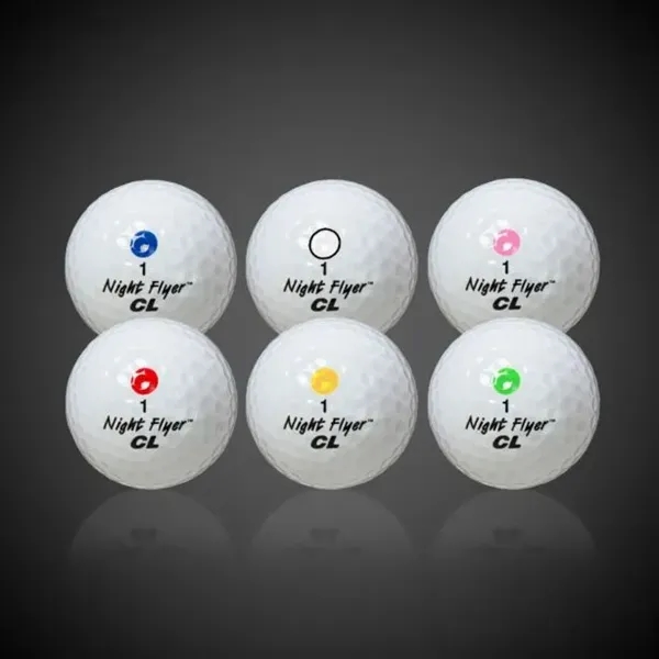 Regulation golf ball equipped with LED lights, multiple color choices and... from ASI 42016 Brighter Promotions Inc