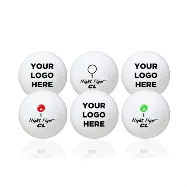 Regulation golf ball equipped with LED lights, multiple color choices and... from ASI 42016 Brighter Promotions Inc