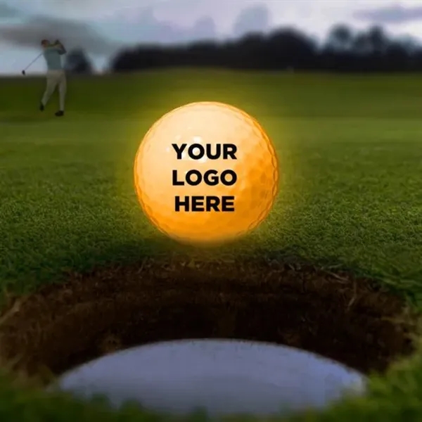 Regulation golf ball equipped with LED lights, multiple color choices and... from ASI 42016 Brighter Promotions Inc