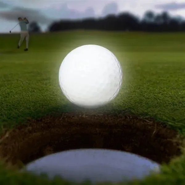Regulation golf ball equipped with LED lights, multiple color choices and... from ASI 42016 Brighter Promotions Inc