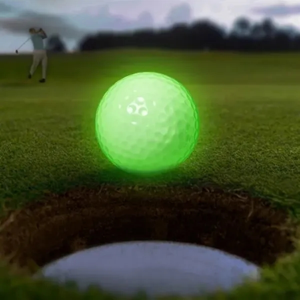 Regulation golf ball equipped with LED lights, multiple color choices and... from ASI 42016 Brighter Promotions Inc