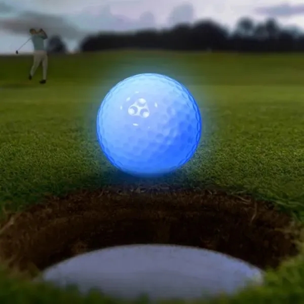 Regulation golf ball equipped with LED lights, multiple color choices and... from ASI 42016 Brighter Promotions Inc