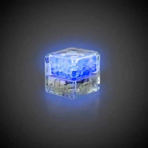 Liquid activated frosted ice cubes with LED lights in assorted colors.... from ASI 42016 Brighter Promotions Inc