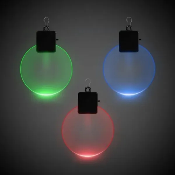 2.5" light-up LED medallion; assorted colors.... from ASI 42016 Brighter Promotions Inc / Chemical Light™