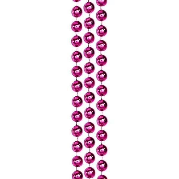 33" metallic beaded Mardi Gras necklace in a variety of colors.... from ASI 42016 Brighter Promotions Inc / Chemical Light™ Liquid Light
