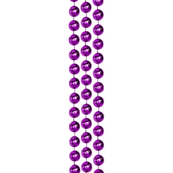 33" metallic beaded Mardi Gras necklace in a variety of colors.... from ASI 42016 Brighter Promotions Inc / Chemical Light™ Liquid Light