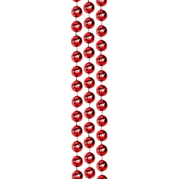 33" metallic beaded Mardi Gras necklace in a variety of colors.... from ASI 42016 Brighter Promotions Inc / Chemical Light™ Liquid Light