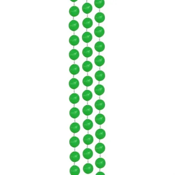 33" Mardi Gras necklace with 7mm round beads.... from ASI 42016 Brighter Promotions Inc / Chemical Light™