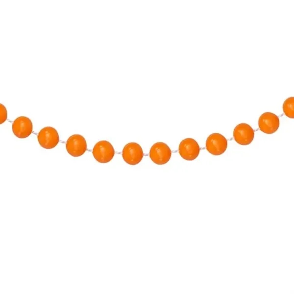 33" Mardi Gras necklace with orange beads.... from ASI 42016 Brighter Promotions Inc / Chemical Light™
