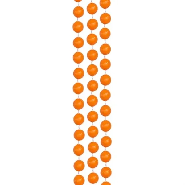 33" Mardi Gras necklace with orange beads.... from ASI 42016 Brighter Promotions Inc / Chemical Light™