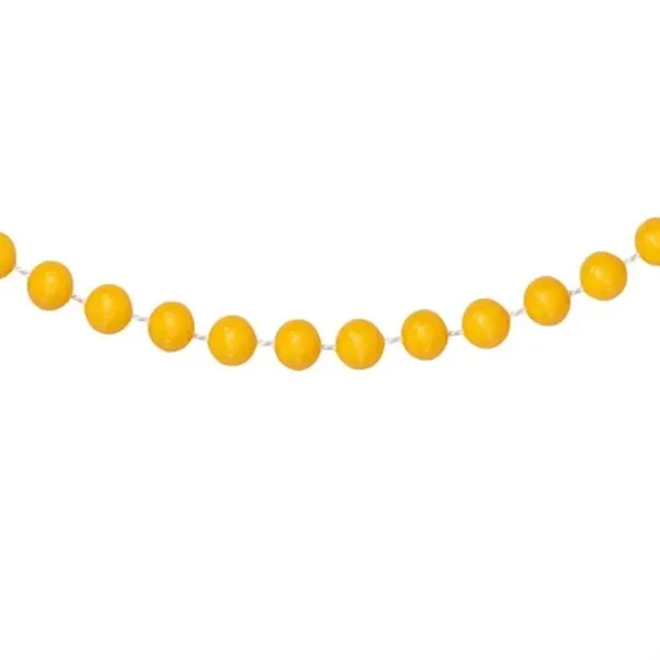 33" Mardi Gras necklace with yellow beads.... from ASI 42016 Brighter Promotions Inc / Chemical Light™