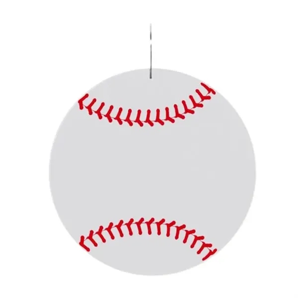 2 1/2" plastic baseball badge medallion with j-hook attachment.... from ASI 42016 Brighter Promotions Inc / Chemical Light™