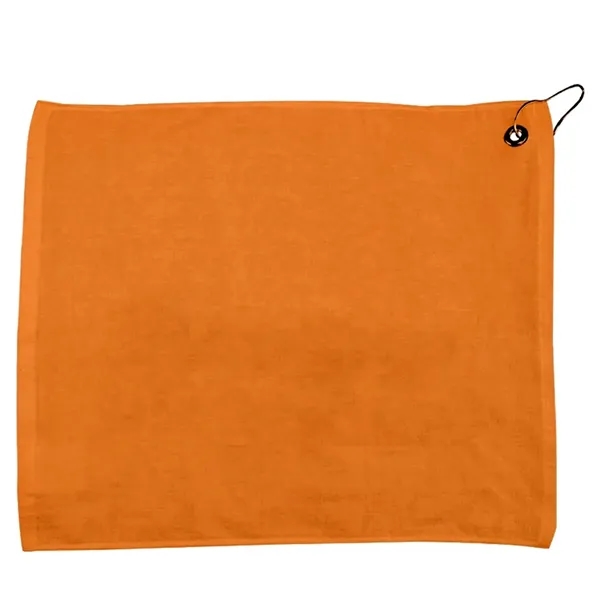 Hemmed golf towel made of terry, measuring 15" x 18", and... from ASI 38120 Ball Pro / Diversified Quality Kitchenware