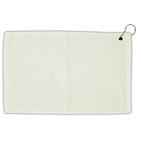Turkish hemmed golf towel made of velour, measuring 16" x 25",... from ASI 38120 Ball Pro / Diversified Quality Kitchenware