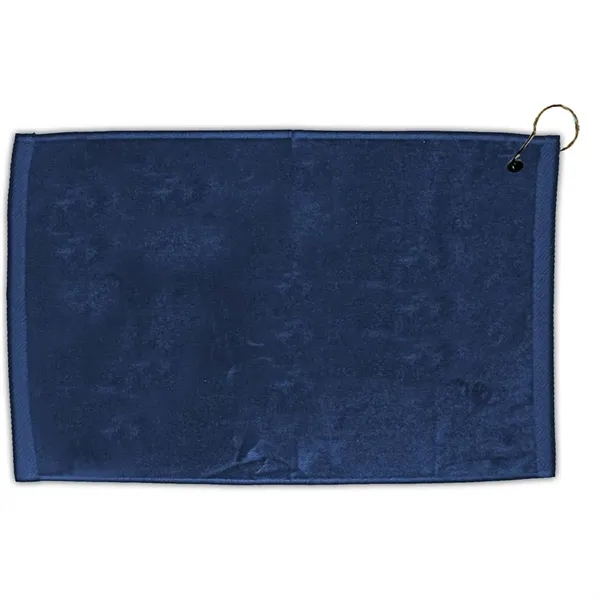 Turkish hemmed golf towel made of velour, measuring 16" x 25",... from ASI 38120 Ball Pro / Diversified Quality Kitchenware
