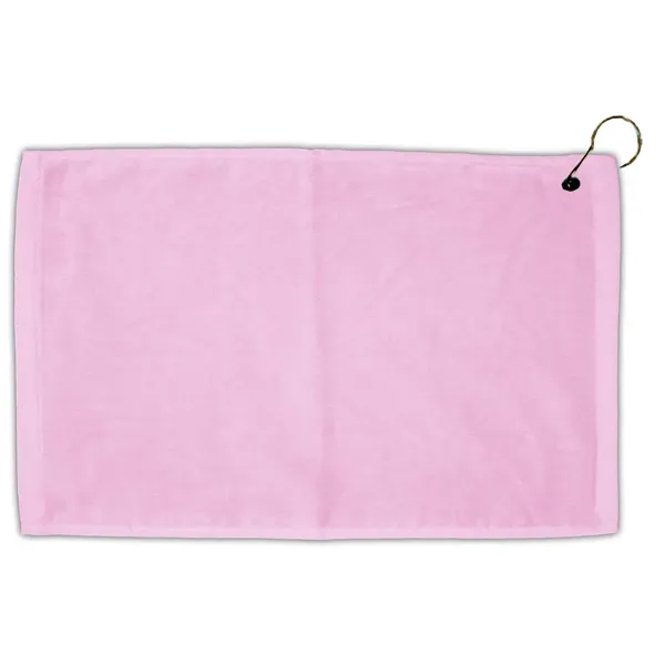 Turkish hemmed golf towel made of velour, measuring 16" x 25",... from ASI 38120 Ball Pro / Diversified Quality Kitchenware