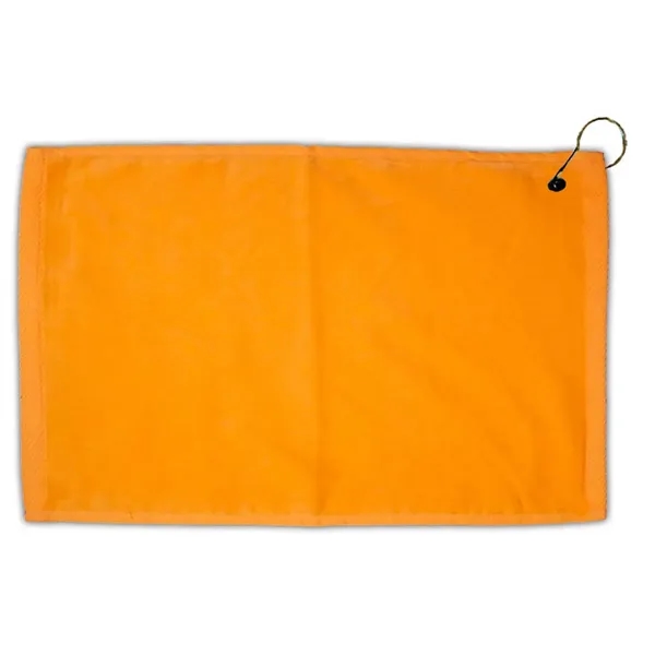 Turkish hemmed golf towel made of velour, measuring 16" x 25",... from ASI 38120 Ball Pro / Diversified Quality Kitchenware