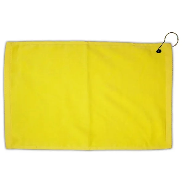 Turkish hemmed golf towel made of velour, measuring 16" x 25",... from ASI 38120 Ball Pro / Diversified Quality Kitchenware