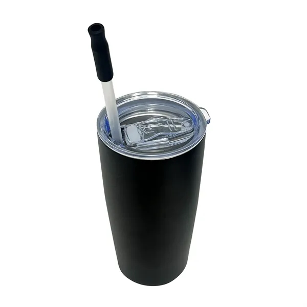 20 oz./591mL Stainless steel interior Powder-coated exterior Double-wall Keeps beverages cool... from ASI 63698 Justin Case®