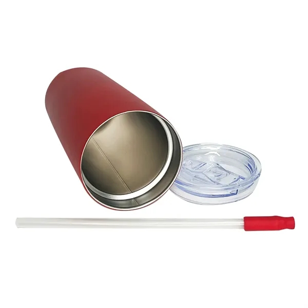 20 oz./591mL Stainless steel interior Powder-coated exterior Double-wall Keeps beverages cool... from ASI 63698 Justin Case®