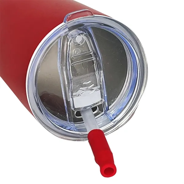 20 oz./591mL Stainless steel interior Powder-coated exterior Double-wall Keeps beverages cool... from ASI 63698 Justin Case®