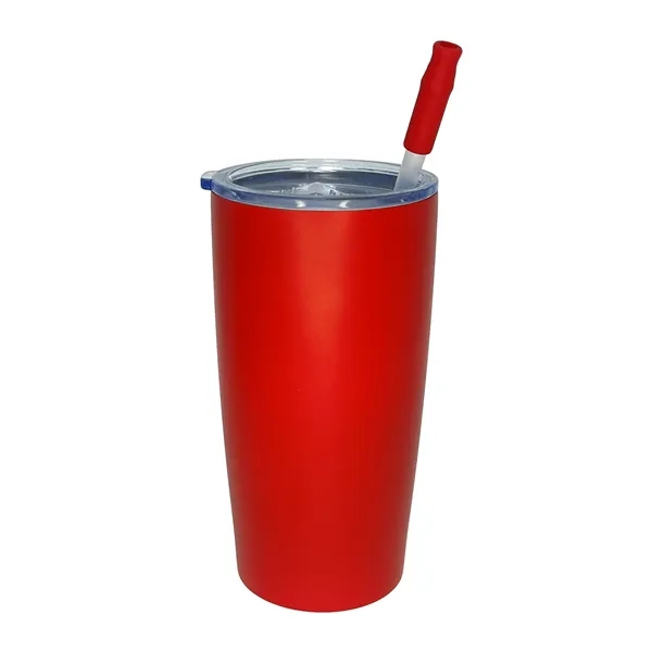 20 oz./591mL Stainless steel interior Powder-coated exterior Double-wall Keeps beverages cool... from ASI 63698 Justin Case®