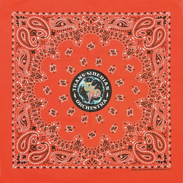 22" x 22" cotton bandana with American paisley print.... from ASI 44020 Bandanna Promotions By CARO-LINE / Bandanna Promotions