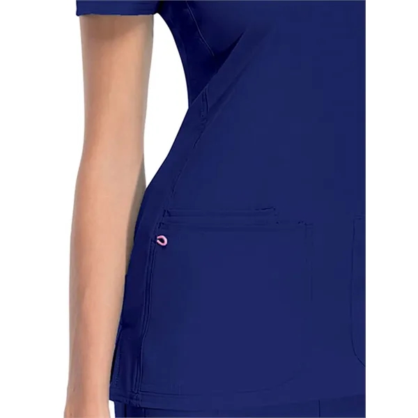 HeartSoul Break on Through Women's Shaped V-Neck Top... from ASI 86018 Scrub Authority / Uniform Stores