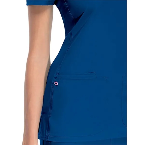 HeartSoul Break on Through Women's Shaped V-Neck Top... from ASI 86018 Scrub Authority / Uniform Stores