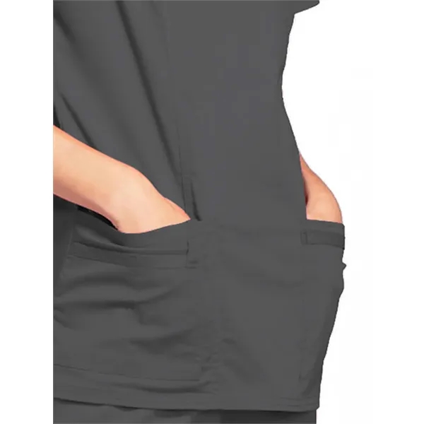 Workwear Premium Core Stretch Mock Wrap Top... from ASI 86018 Scrub Authority / Uniform Stores