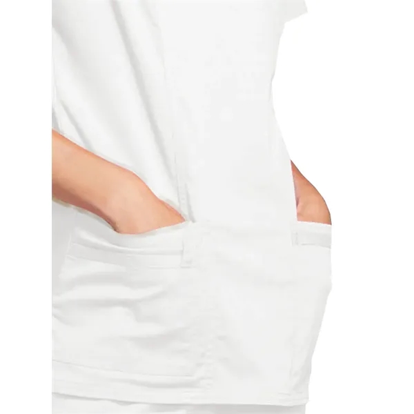 Workwear Premium Core Stretch Mock Wrap Top... from ASI 86018 Scrub Authority / Uniform Stores