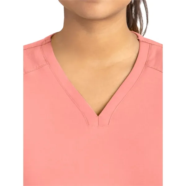 Maevn - Focus - Women's Two-Pocket Tulip-Neck Top... from ASI 86018 Scrub Authority / Uniform Stores